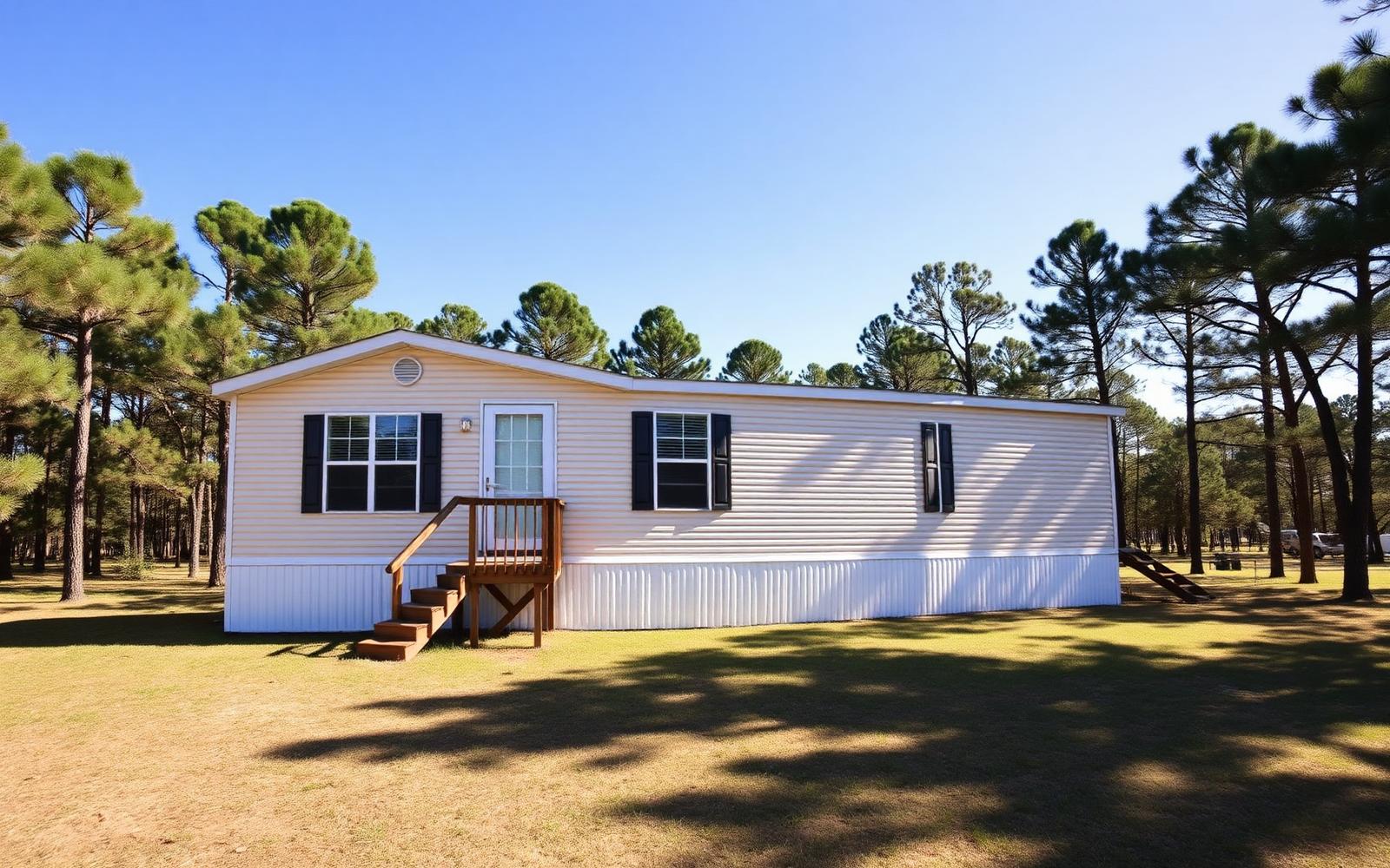 Level manufactured home in Southeast Texas